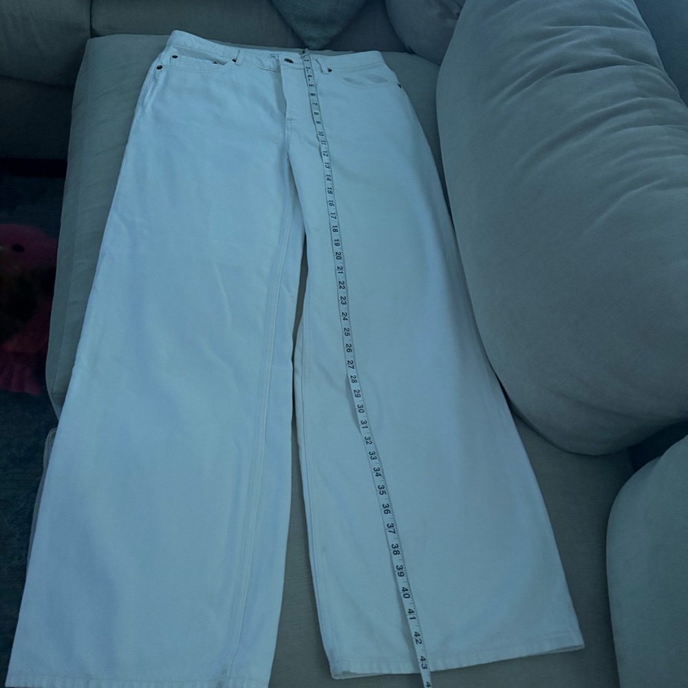 SONG OF STYLE Deanna Jean Retails
$215 White Chalk Wide-Leg Pants Size 27 - Picture 14 of 14